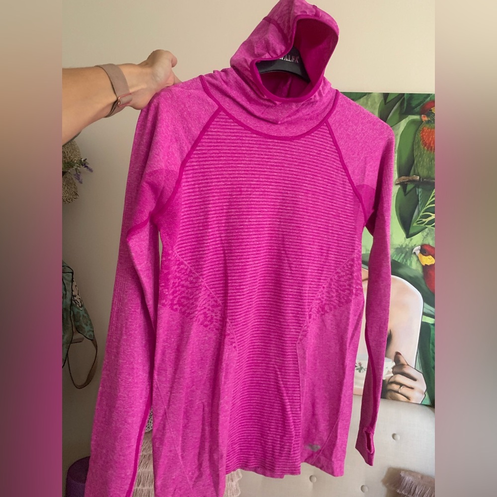 New Balance - Magenta Running Hoodie - size Medium